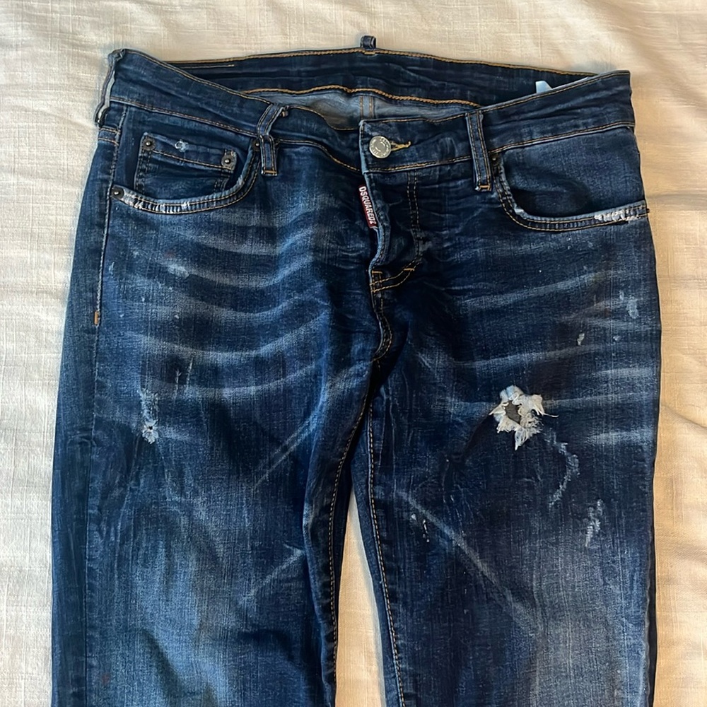DSquared2 Denim Blue Slim Jeans